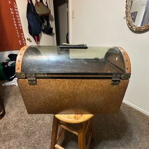 Vintage F.C. & N. Co. Pet carrier traveling case 1950s